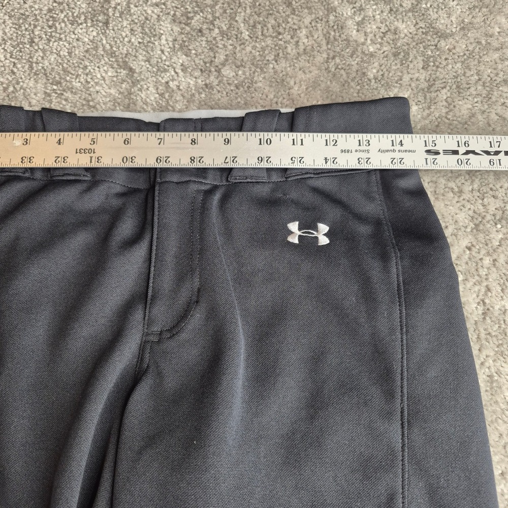 Under Armour Womens Small Black Softball Pants Fitted Performance Knicker UA - Picture 8 of 11